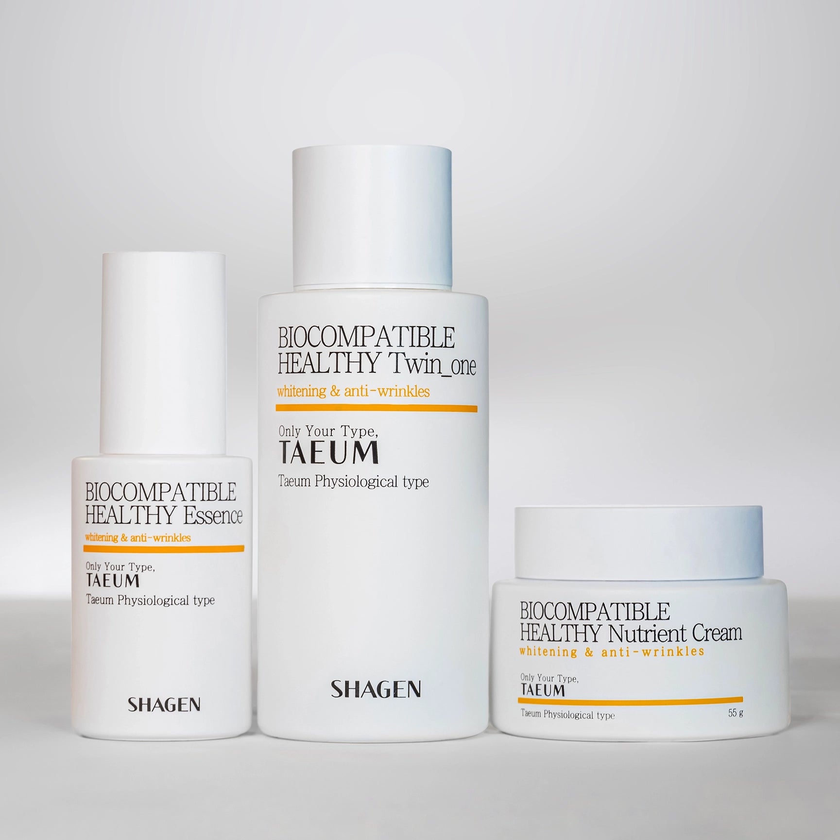 Shagen Taeum (YELLOW) Energy Type Set of 3 - Quadruple Effect - Total 240ml