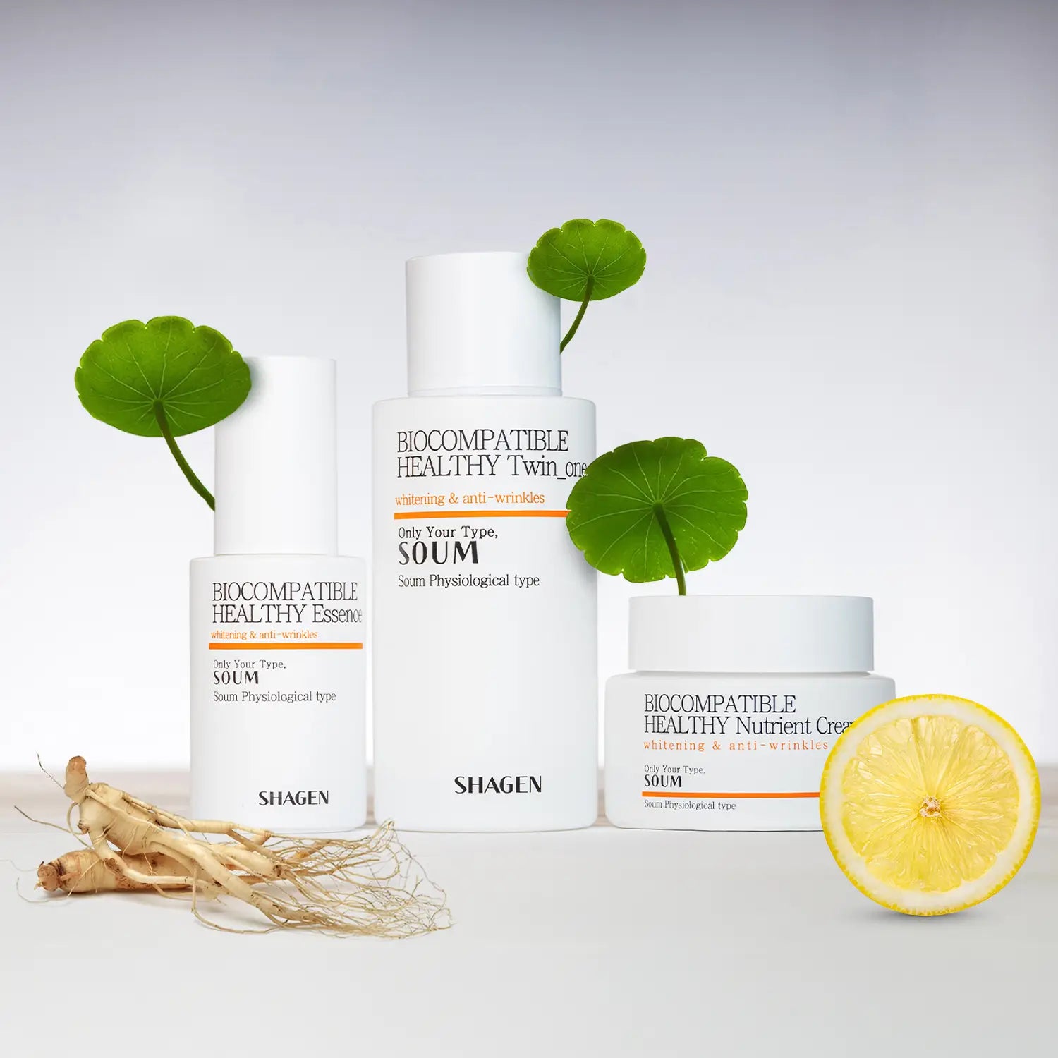 Shagen Soum (ORANGE) Energy Type Set of 3 - Quadruple Effect - Total 240ml