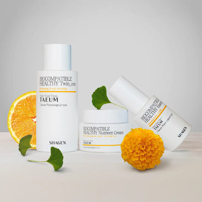 Shagen Taeum (YELLOW) Energy Type Set of 3 - Quadruple Effect - Total 240ml